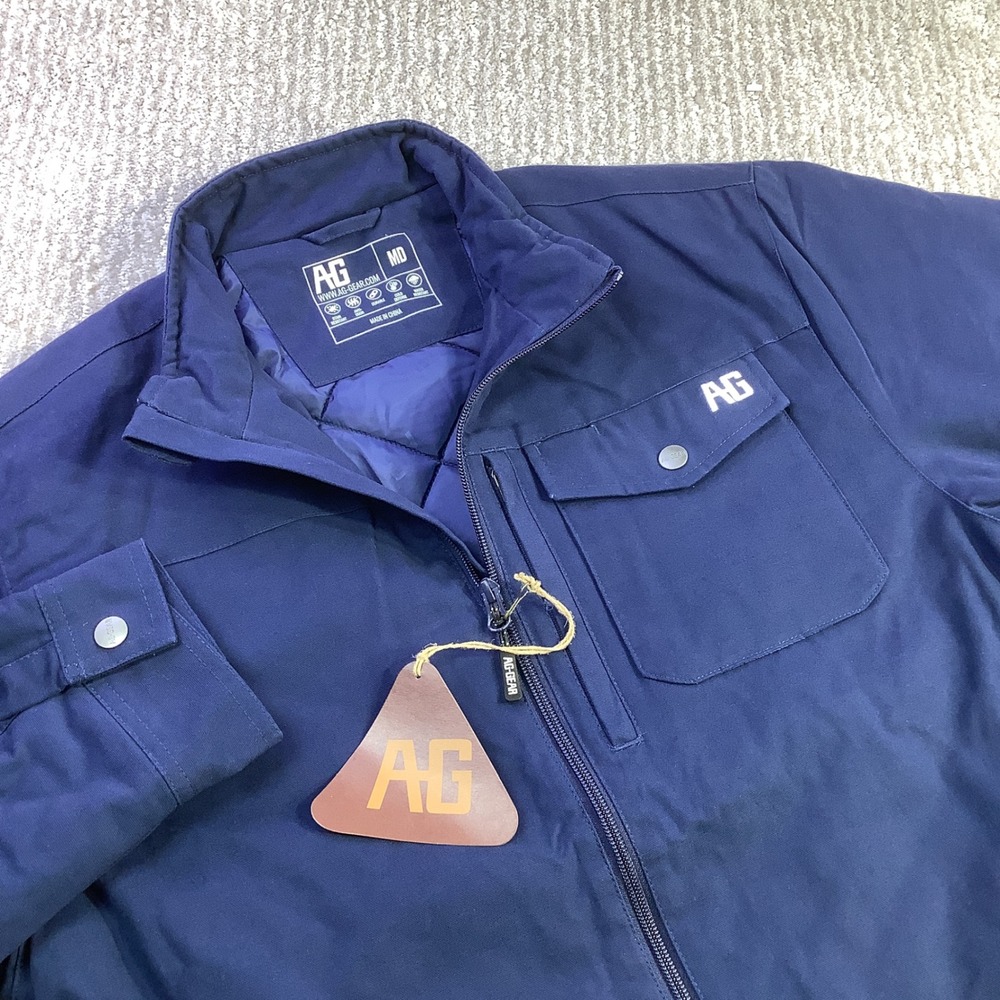 AG-GEAR Winston Jacket Navy Blue Performance Farm Ranch Workwear Mens Size M NWT